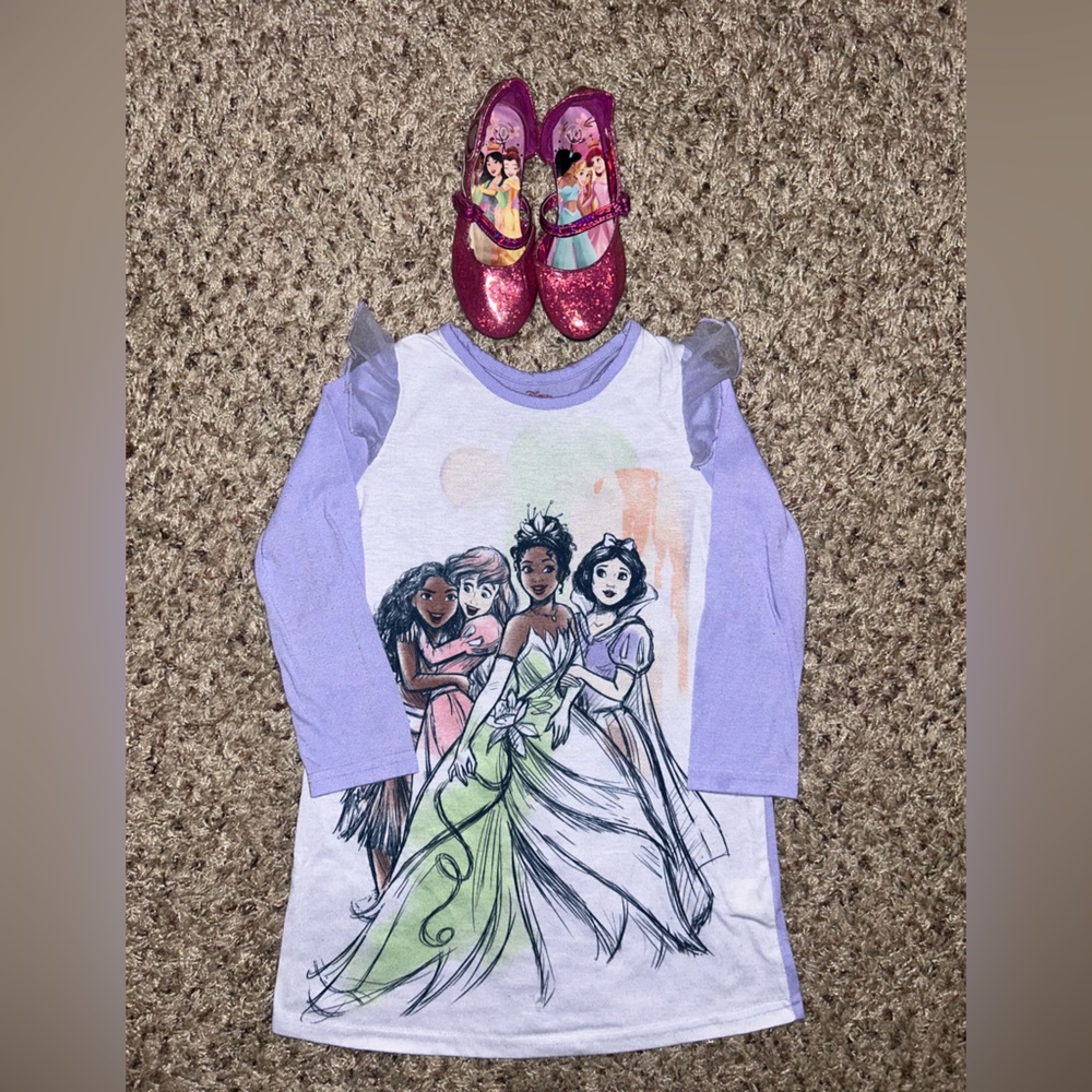 Disney Princess Girls’ Nightgown & Heels